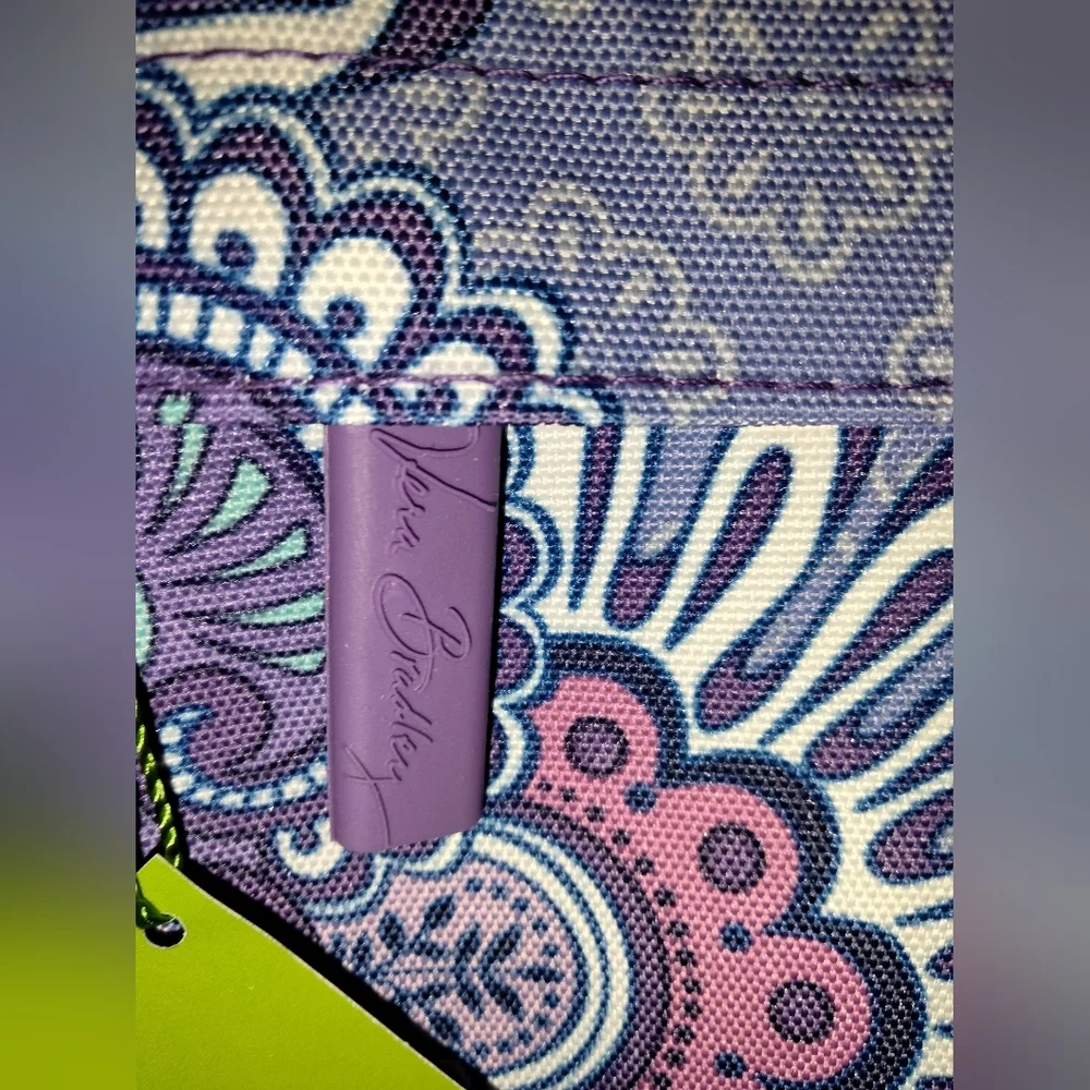 Vera Bradley Lavender Purple & Paisley Pattern Multi Pocket Backpack (NEW-NWT)